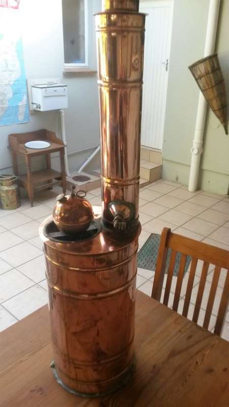 Vintage Copper-Paraffin Geyser - Rare and Functional condition