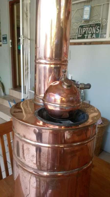 Vintage Copper-Paraffin Geyser - Rare and Functional condition
