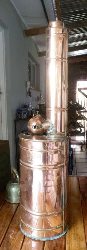 Vintage Copper-Paraffin Geyser - Rare and Functional condition