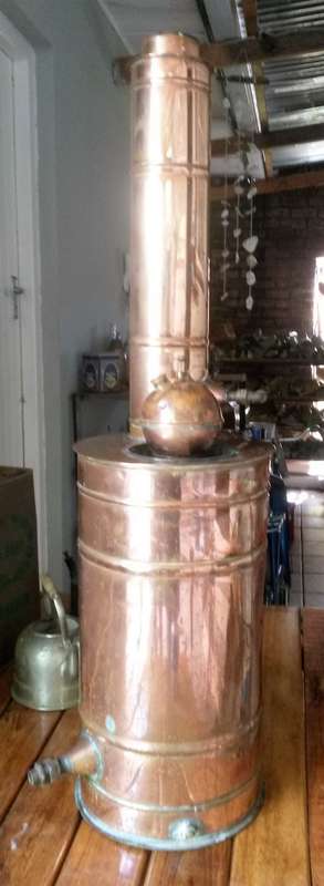 Vintage Copper-Paraffin Geyser - Rare and Functional condition