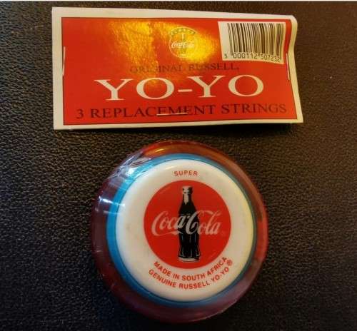 Genuine Russell Super Coca Cola Yo-Yo...still in wrapper!!!