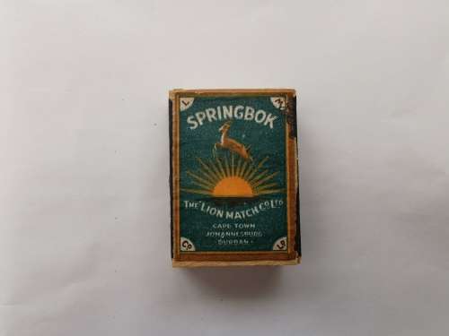 Vintage Springbok matchbox...1 match left