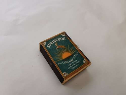 Vintage Springbok matchbox...1 match left