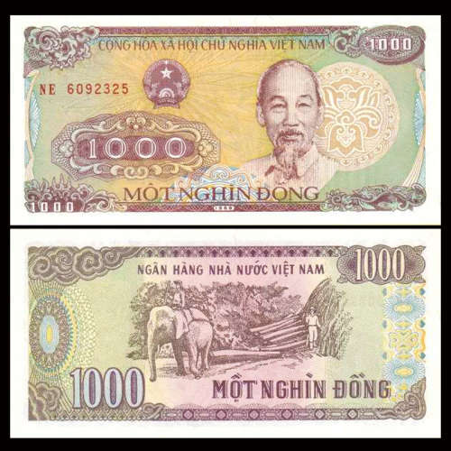 1000 DONG VIETNAM 1988