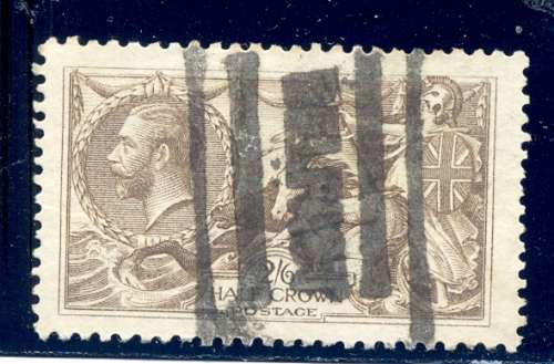 GREAT BRITAIN 1915 2/6 Halfcrown *** SG 407a *** CV = R6160 *** VFU *** De La Rue