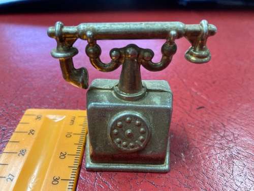 Vintage casted telephone