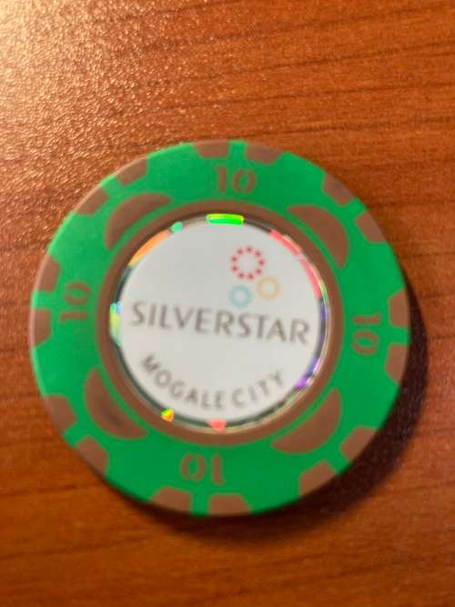 Casino chip Silverstar