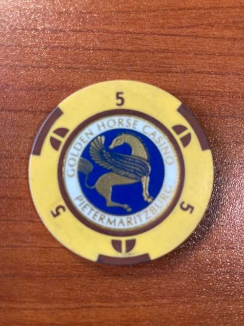 Casino chip - R5 Golden horse casino Pirtermaritzberg