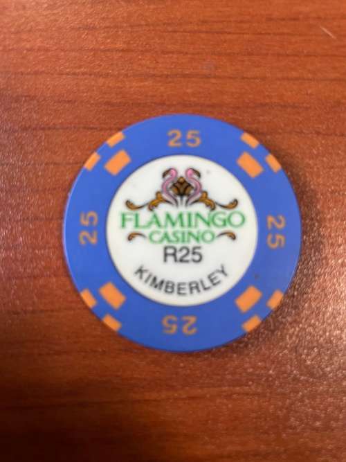 Casino chip - R25 Flamingo casino Kimberley