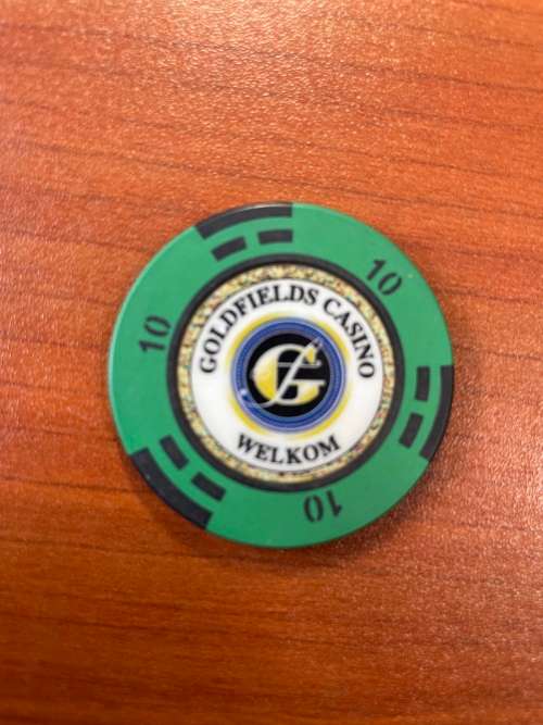 Casino chip - R10 Goldfields Welkom