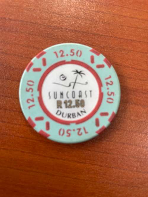 Casino chip - R12.50 Sun coast