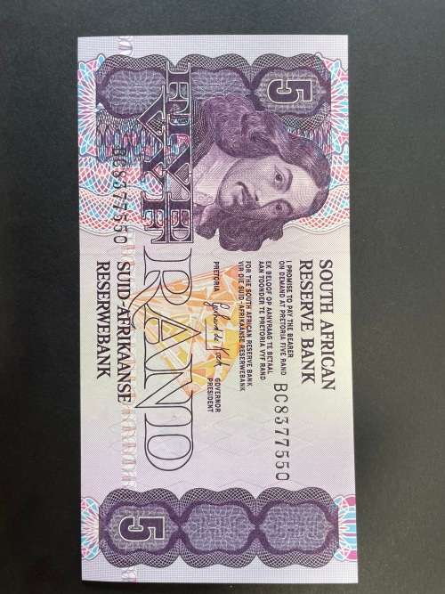 De Kock 3rd issue R5 Bc prefix