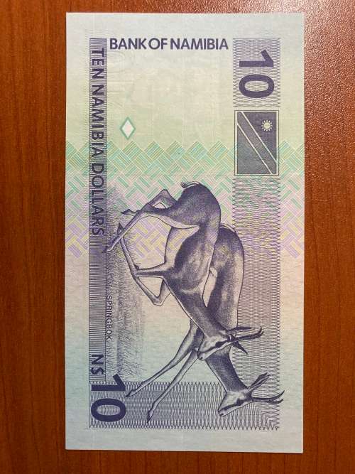 Namibia 10 dollars 1993 P-1 (1a) UNC * very scarce * from a top collection