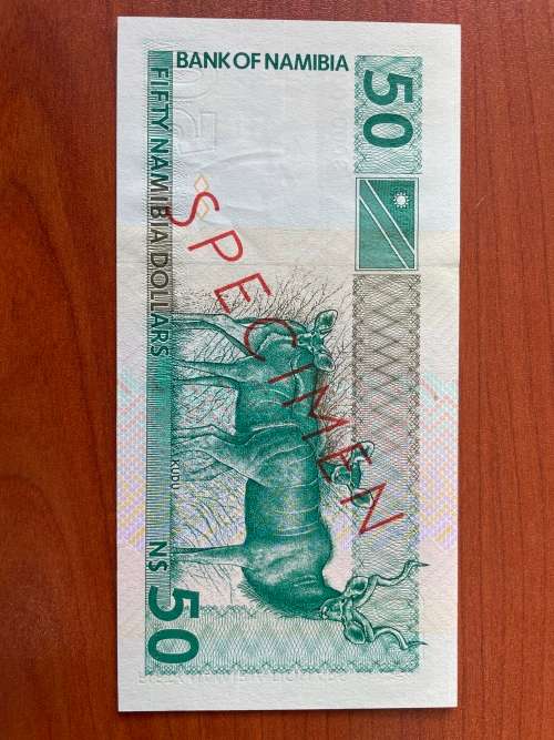 Namibia, 50 Namibia Dollars, 1993, UNC, p2s, SPECIMEN *** priced to sell