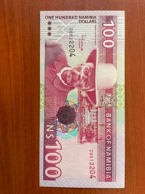 Namibia $100 great unc *  third issue REPLACEMENT *  seldom offered scarce