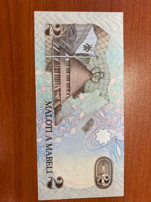 Lesotho * 2 Maloti * 1989 * so very scarce