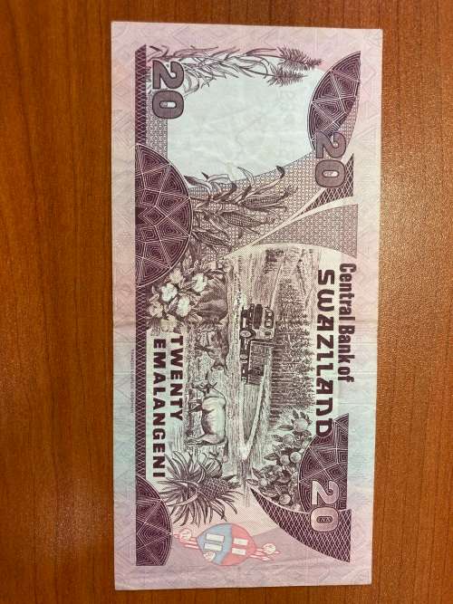 Swaziland 20 Emalangeni * circulated BUT  * AA prefix