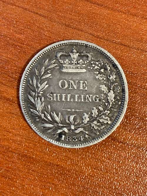 1834 * Britain shilling * still in a decent condition