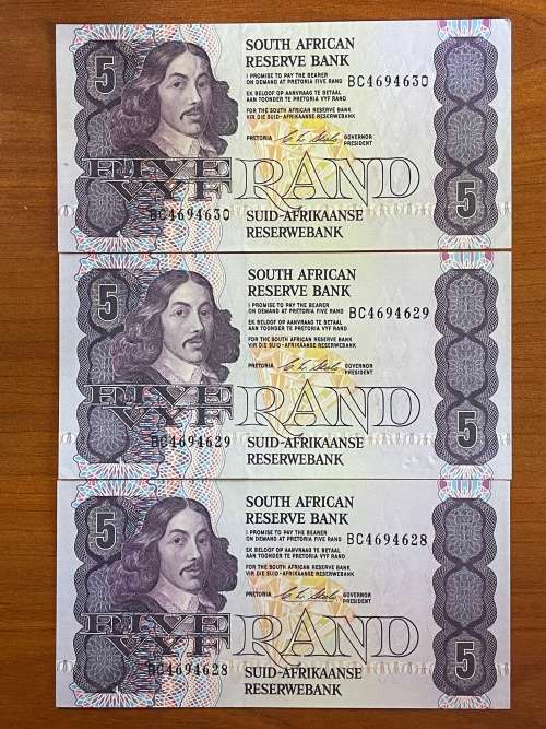 Stals 1990 first and only issue - set of 3 consecutive notes * great condition