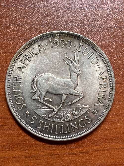 1950. * 5 shilling * harder year to obtain