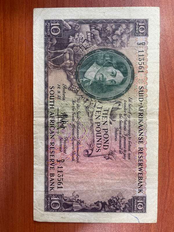 De Kock - 10 third issue 1956- Ford have faults, all corners folds