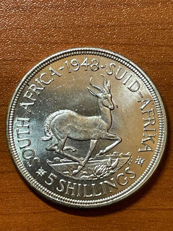 1958 5 shilling / crown highly collectable 50% silver