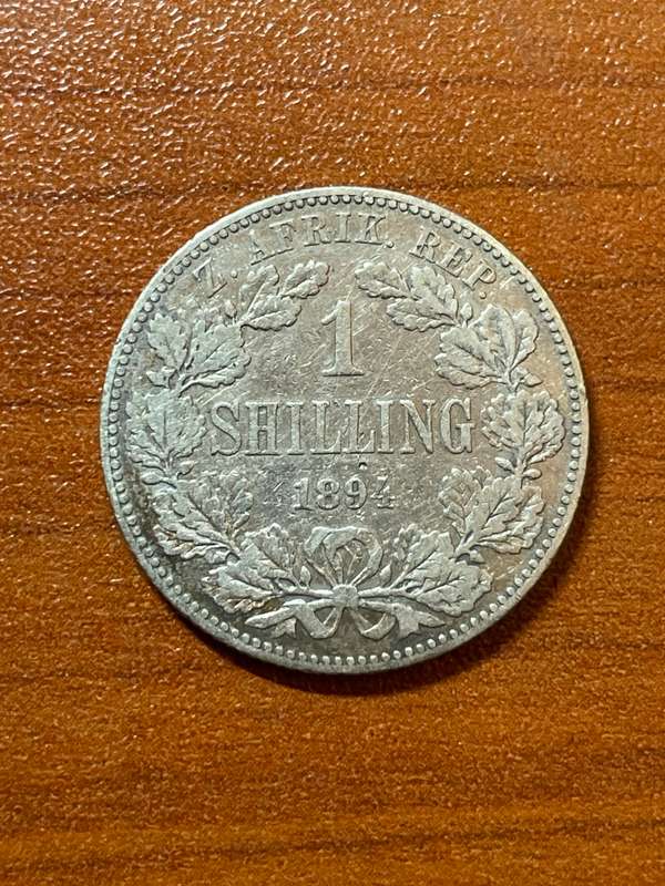 1894 Zar 1 shilling