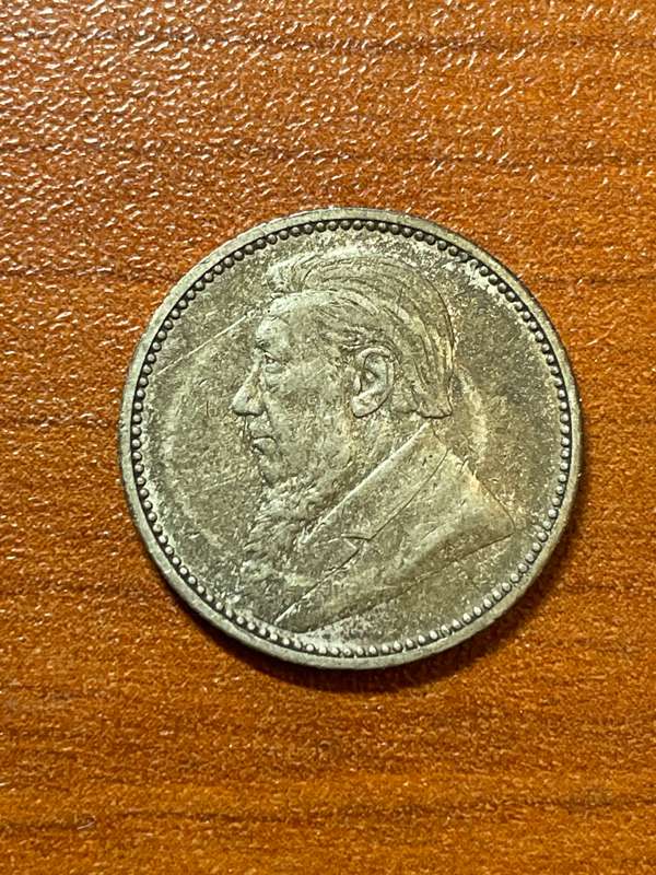 1896  Zar 6 pence