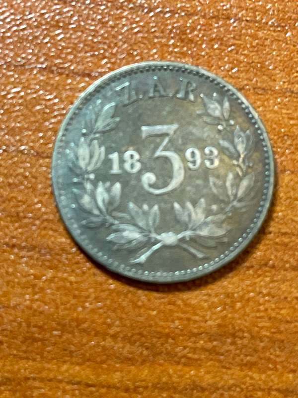 1893 3 pence - scarce and collectible