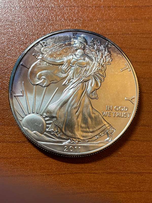 USA one ounce silver 2011