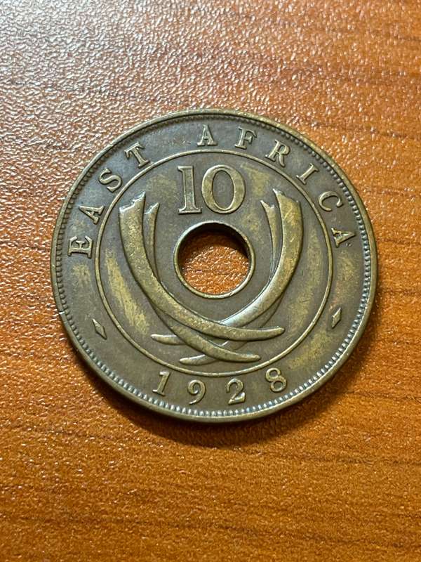 East Africa 1928 10 cent