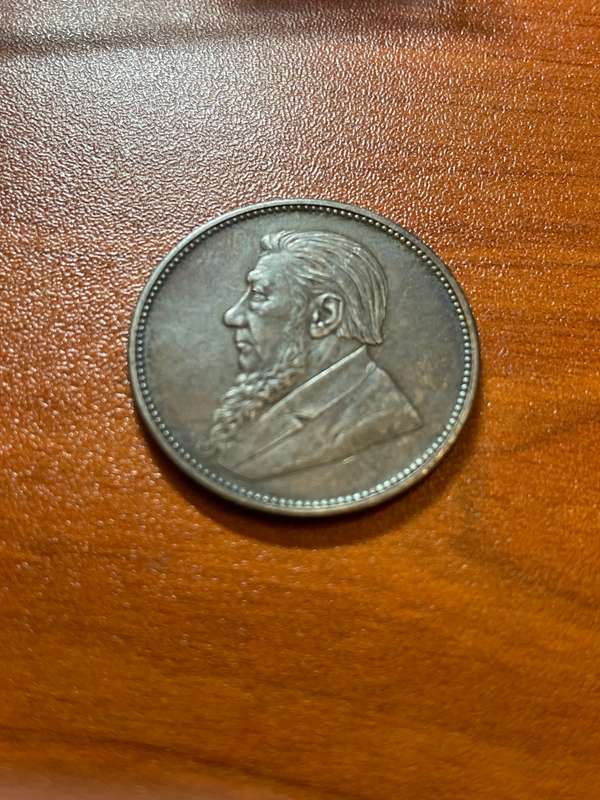 1897 ZAR  2 shilling au to unc