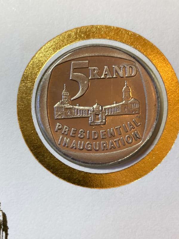 1994 Mandela inauguration R5 proof
