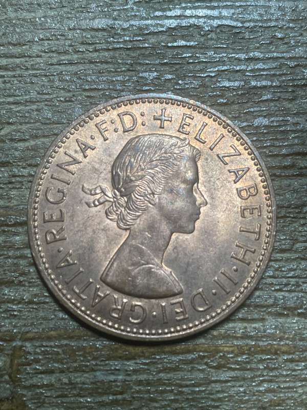 1967 British penny - quite a beaut * min a/unc under R60