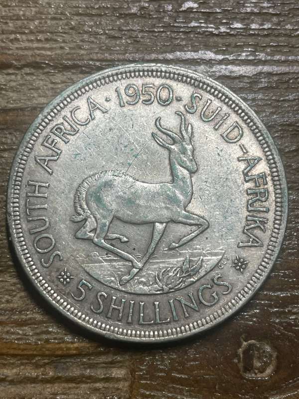 1950 Crown 5 shilling * scarce crown