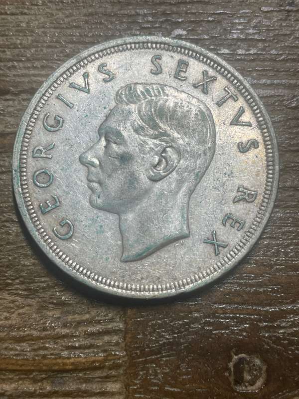 1950 Crown 5 shilling * scarce crown