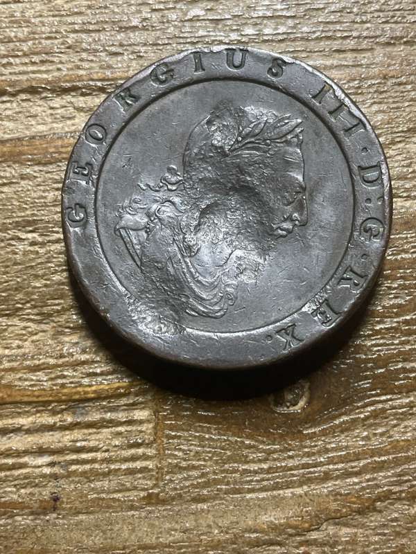1797 Double Cartwright  penny - very very scarce *** 2 PENCE *** so so scarce