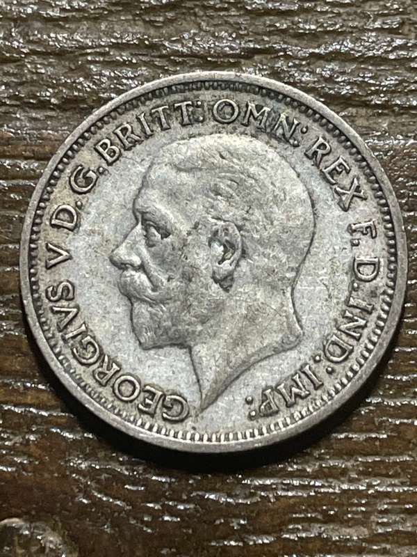 1936 *** King George *** 6 pence - silver
