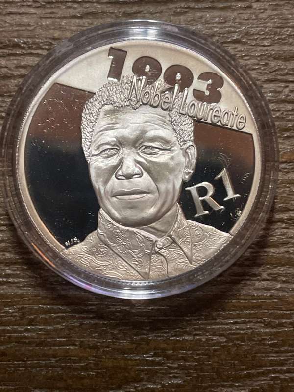 2007 PROOF Novel Mandela silver R1
