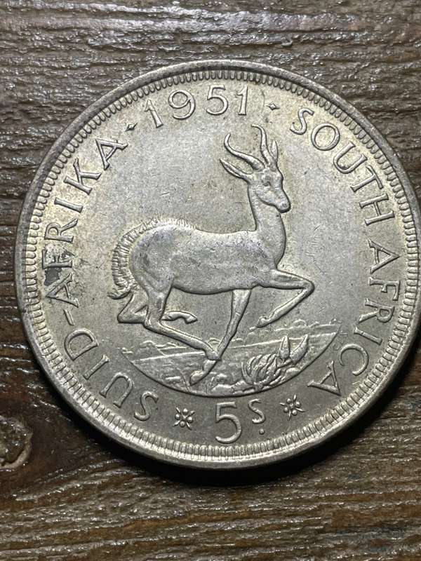 1951 5 shilling crown and collectible just for silver content