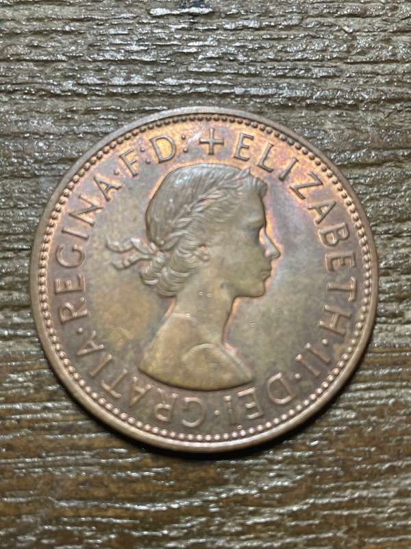 1967 *** British uncirculated penny *** highly collectable
