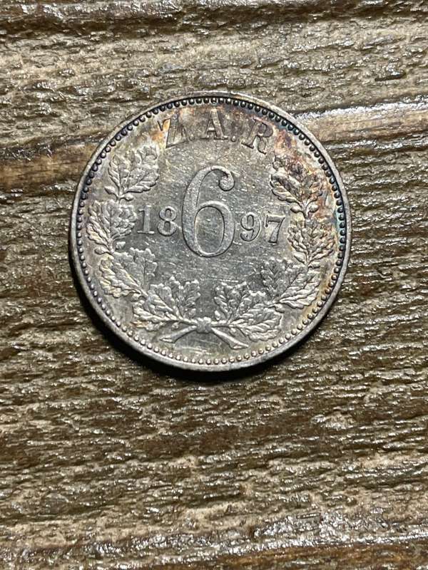 1897 *** 6 pence  ***  almost uncirculated details coin