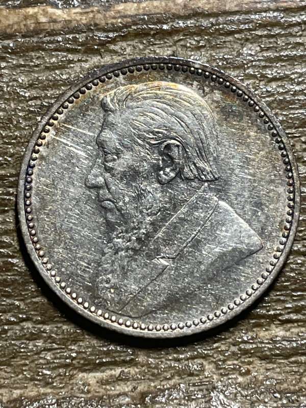 1897 *** 6 pence  ***  almost uncirculated details coin