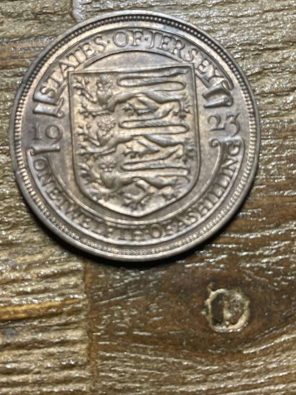 1923 Jersey 1/12 shilling {penny}  close to uncirculated
