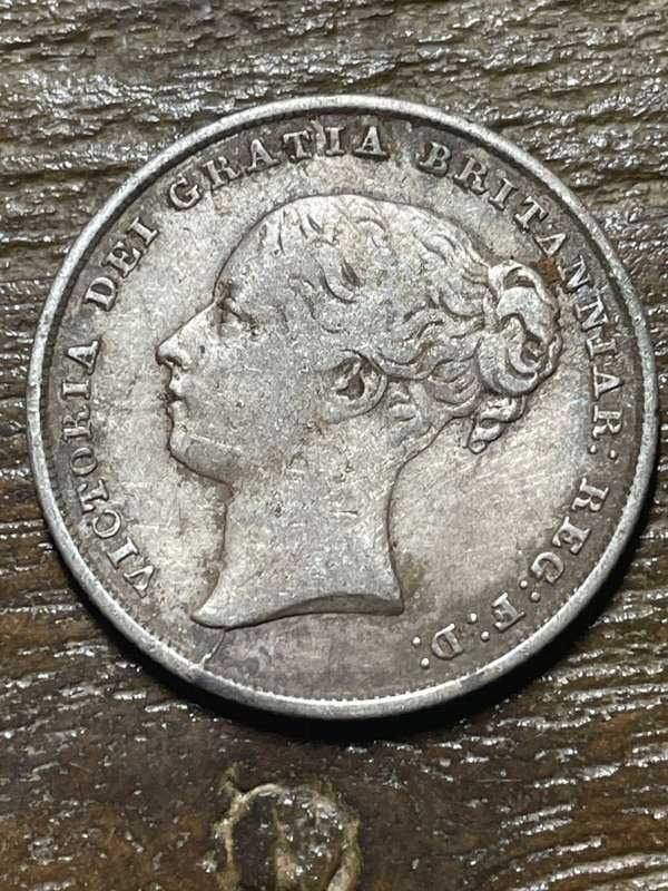 1846 British one shilling - great for its age