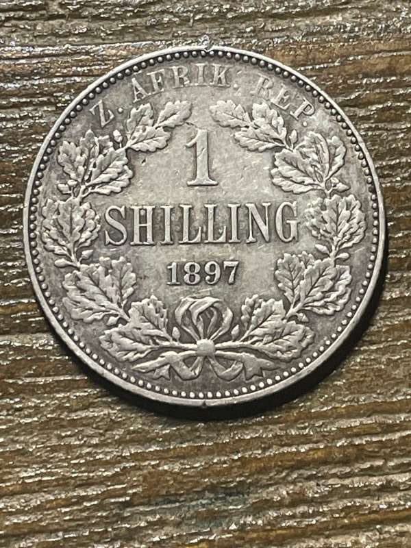 1897 Zar 1 shilling - excellent condition