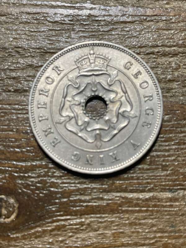 1934 Southern Rhodesian penny - au to unc