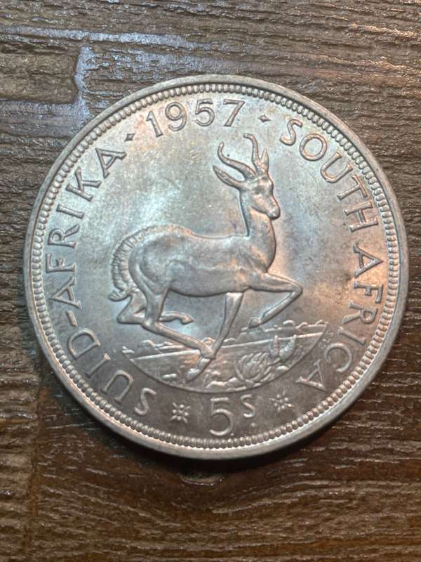 1957 * 5. Shilling * should grade an au
