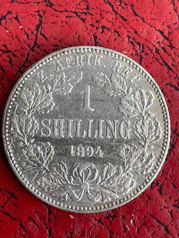1894  shilling Vf details