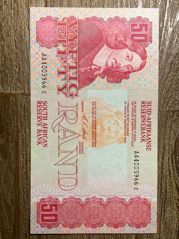 Stals R50 ERROR AA prefix * seems to have a embedded fold when printed